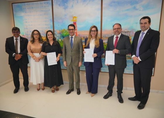 MPSE firma cooperação técnica para implementar oficinas de corte e costura no sistema prisional sergipano