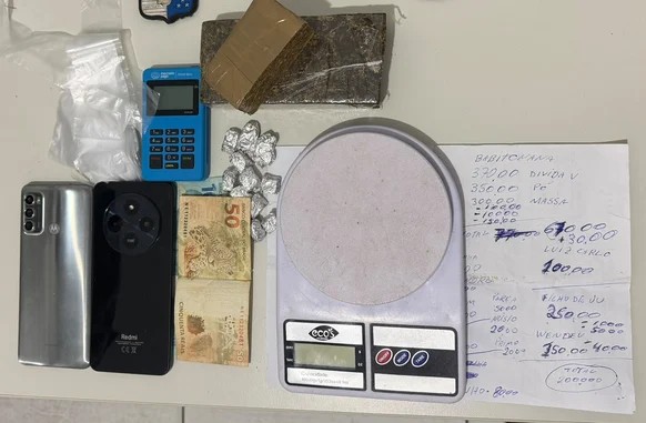 Suspeito de tráfico de drogas é preso em Capela