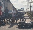 ACIDENTE ENVOLVENDO MOTOCICLETA E CARRETA DEIXA UMA VITIMA NA BR-101, EM ARACAJU NA MANHÃ DESTE DOMINGO