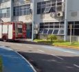 Bombeiros atuam  e debelam  incêndio em prédio anexo ao Ciosp em Aracaju