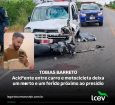 Colisão frontal deixa um morto e um ferido na SE-290,