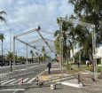 Montagem da estrutura: Pré-Caju 2026 já começou a tomar forma na Orla