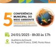 PMA inscreve para 5ª Conferência do Meio Ambiente de Aracaju