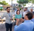 Prefeita Emília Corrêa visita obras da Avenida Visconde de Maracaju